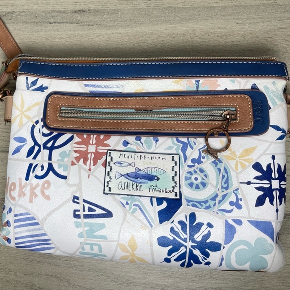 Anekke | Mediterranean Inspired Crossbody Bag Resortwear Greece Coastal Beach - Picture 16 of 16